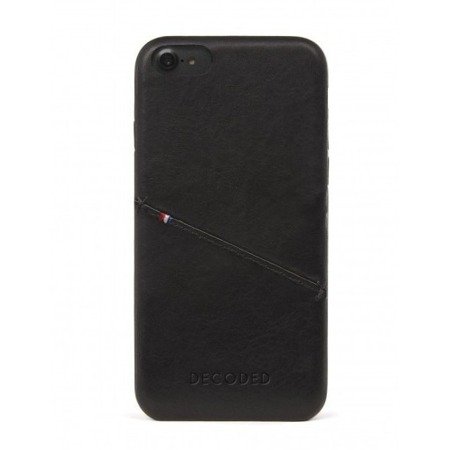 DECODED D6IPO7BC3BK LEATHER CASE IPHONE 6 / 6S / 7 / 8 / SE 2020 BLACK