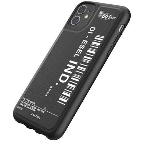 DIESEL MOULDED CASE CORE BARCODE GRAPHIC IPHONE 12 MINI BLACK/WHITE