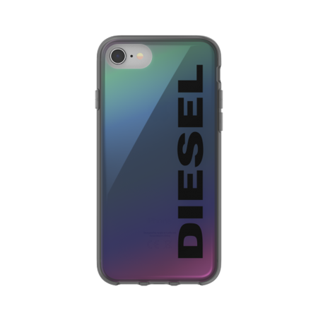 DIESEL SNAP CASE HOLOGRAPHIC WITH THE LOGO IPHONE 6/7/8/SE  HOLOGRAPHIC/BLACK