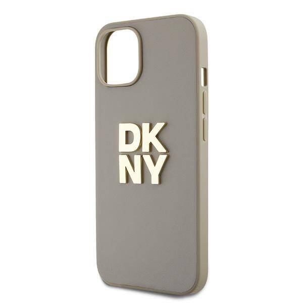 DKNY DKHCP15MPBSWSE iPhone 15 Plus 6.7" beżowy/beige hardcase Wrist Strap Stock Logo