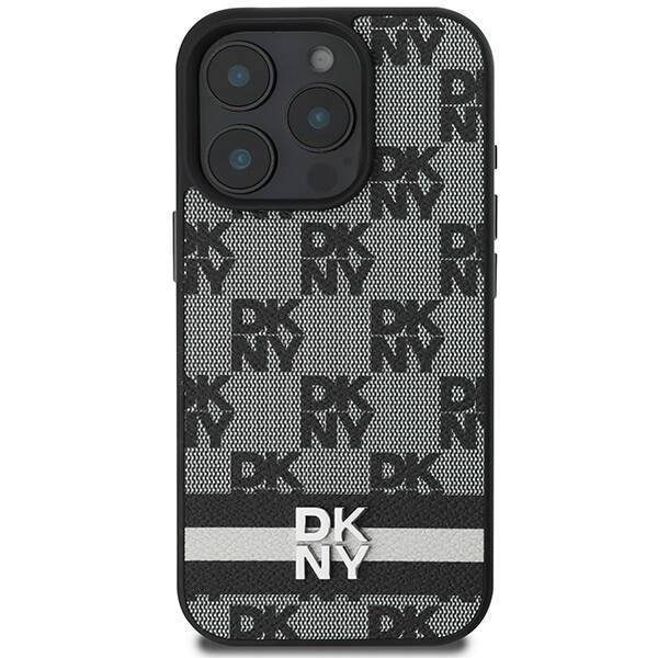 DKNY DKHCP16XPCPTSSK iPhone 16 Pro Max 6,9" czarny/black hardcase Checkered Pattern & Printed Stripes