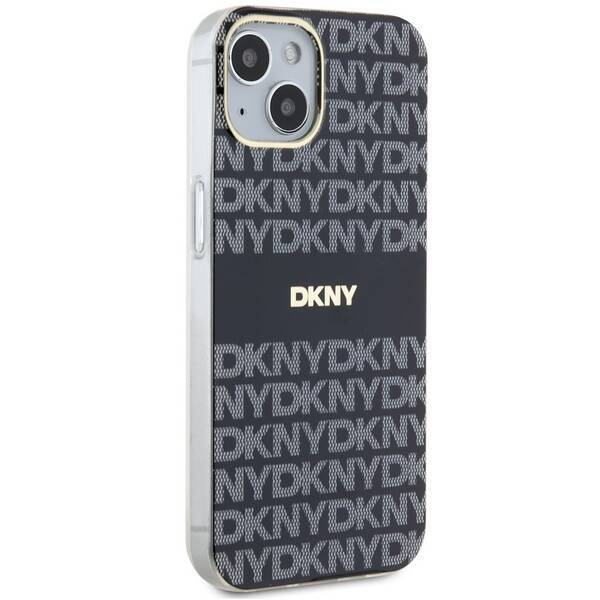 DKNY DKHMP15MHRHSEK iPhone 15 Plus / 14 Plus 6.7" czarny/black hardcase IML Mono & Stripe MagSafe