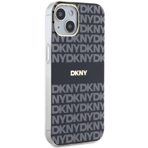 DKNY DKHMP15SHRHSEK iPhone 15 / 14 / 13 6.1" czarny/black hardcase IML Mono & Stripe MagSafe