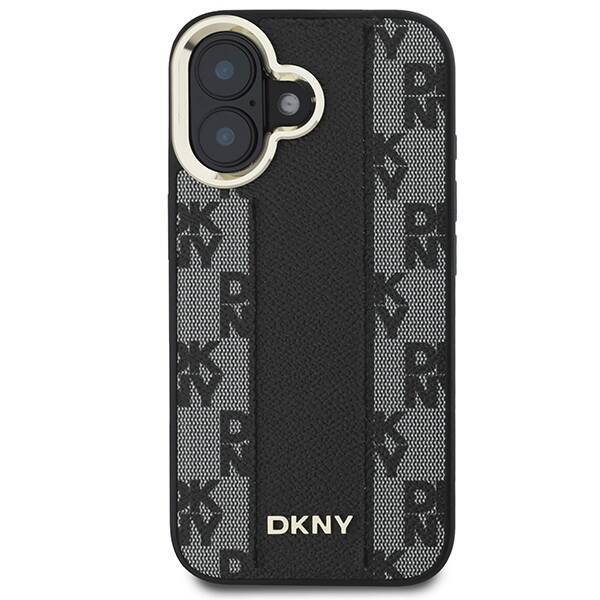 DKNY DKHMP16SPCPVSLK iPhone 16 6.1" czarny/black hardcase Checkered Pattern Magsafe