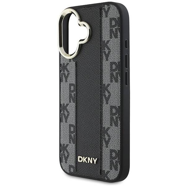 DKNY DKHMP16SPCPVSLK iPhone 16 6.1" czarny/black hardcase Checkered Pattern Magsafe