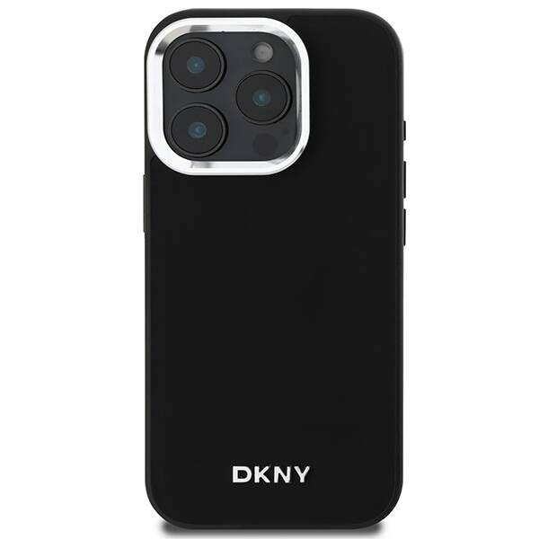 DKNY DKHMP16XPSCMCLK iPhone 16 Pro Max 6.9" czarny/black hardcase Plain Silver Logo MagSafe