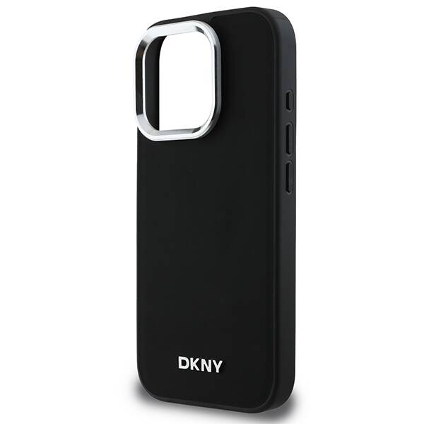 DKNY DKHMP16XPSCMCLK iPhone 16 Pro Max 6.9" czarny/black hardcase Plain Silver Logo MagSafe