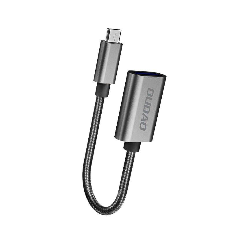 DUDAO ADAPTER CABLE OTG USB 2.0 TO MICRO USB GRAY (L15M)