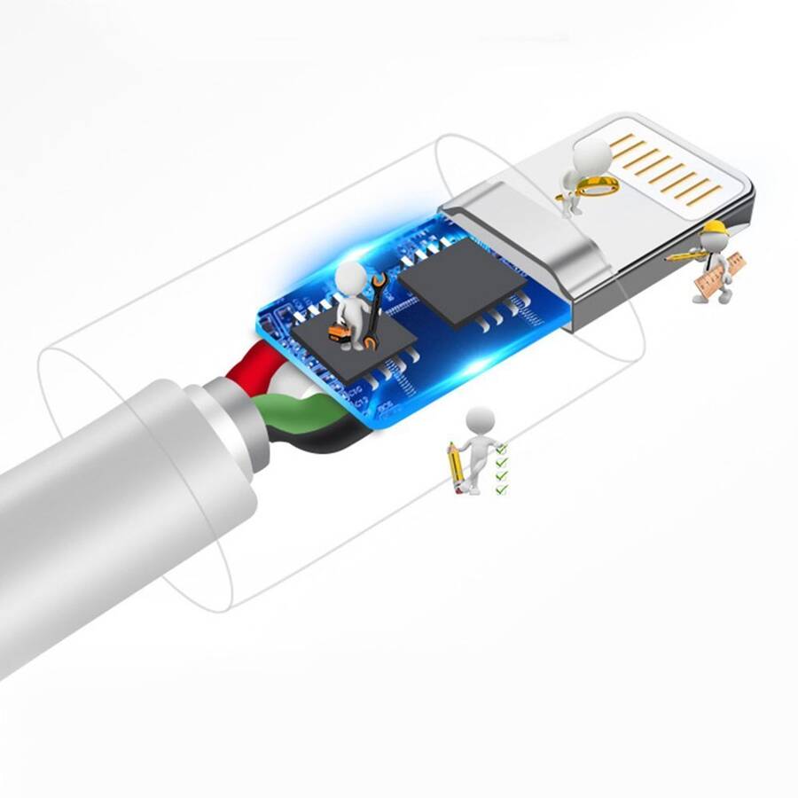 DUDAO CABLE USB / MICRO USB 3A CABLE 1M WHITE (L1M WHITE)