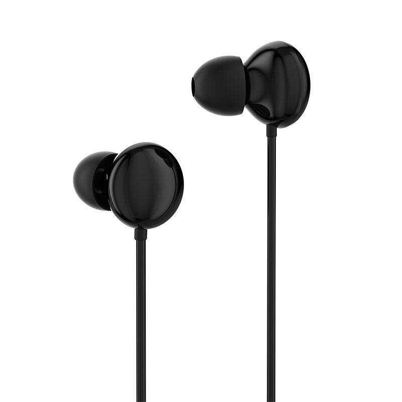 DUDAO IN-EAR HEADPHONES HEADSET WITH REMOTE CONTROL AND MICROPHONE MINI JACK 3.5 MM BLACK (X11PRO BLACK)