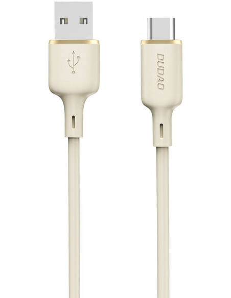 DUDAO L7SC USB-A / USB-C CABLE 5A 1M BEIGE