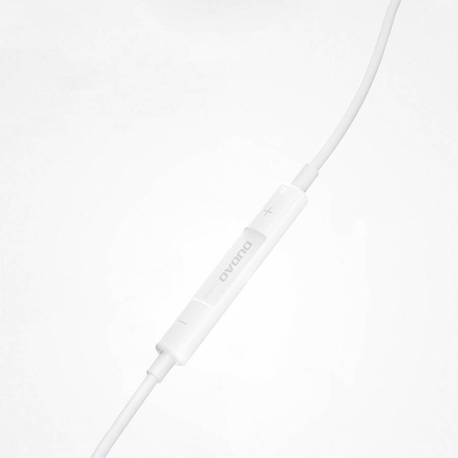 DUDAO X14PROL-W1 EARPHONES WITH LIGHTNING CONNECTOR WHITE (X14PROL-W1)