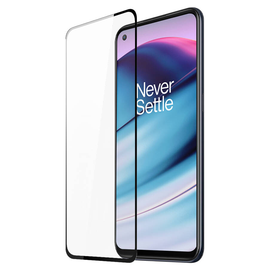 DUX DUCIS 9D TEMPERED GLASS TOUGH SCREEN PROTECTOR FULL COVERAGED WITH FRAME FOR ONEPLUS NORD CE 5G TRANSPARENT (CASE FRIENDLY)