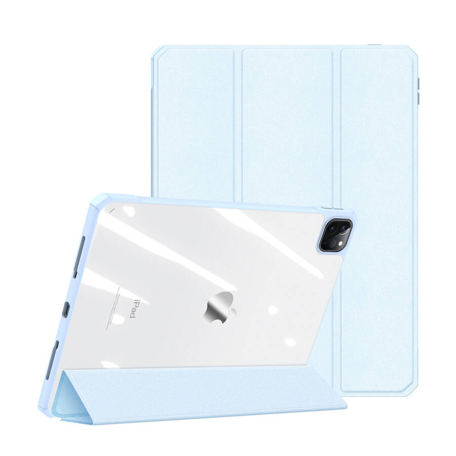 DUX DUCIS COPA CASE FOR IPAD PRO 12.9 &#39;&#39; 2021/2020/2018 SMART COVER WITH STAND BLUE