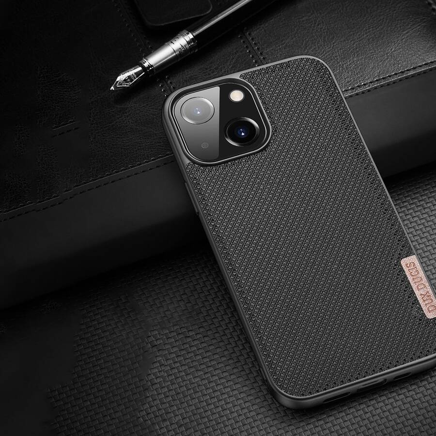 DUX DUCIS FINO CASE COVERED WITH NYLON MATERIAL FOR IPHONE 13 MINI GRAY