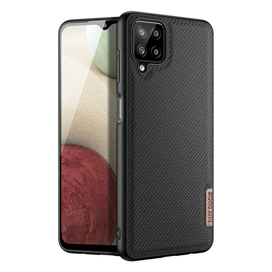 DUX DUCIS FINO CASE COVERED WITH NYLON MATERIAL FOR SAMSUNG GALAXY A12 / GALAXY M12 BLACK