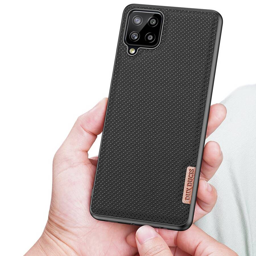 DUX DUCIS FINO CASE COVERED WITH NYLON MATERIAL FOR SAMSUNG GALAXY A12 / GALAXY M12 BLACK