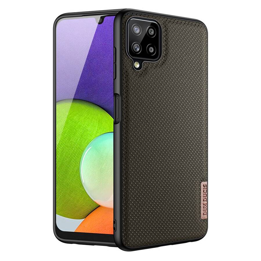 DUX DUCIS FINO CASE COVERED WITH NYLON MATERIAL FOR SAMSUNG GALAXY A22 4G GREEN