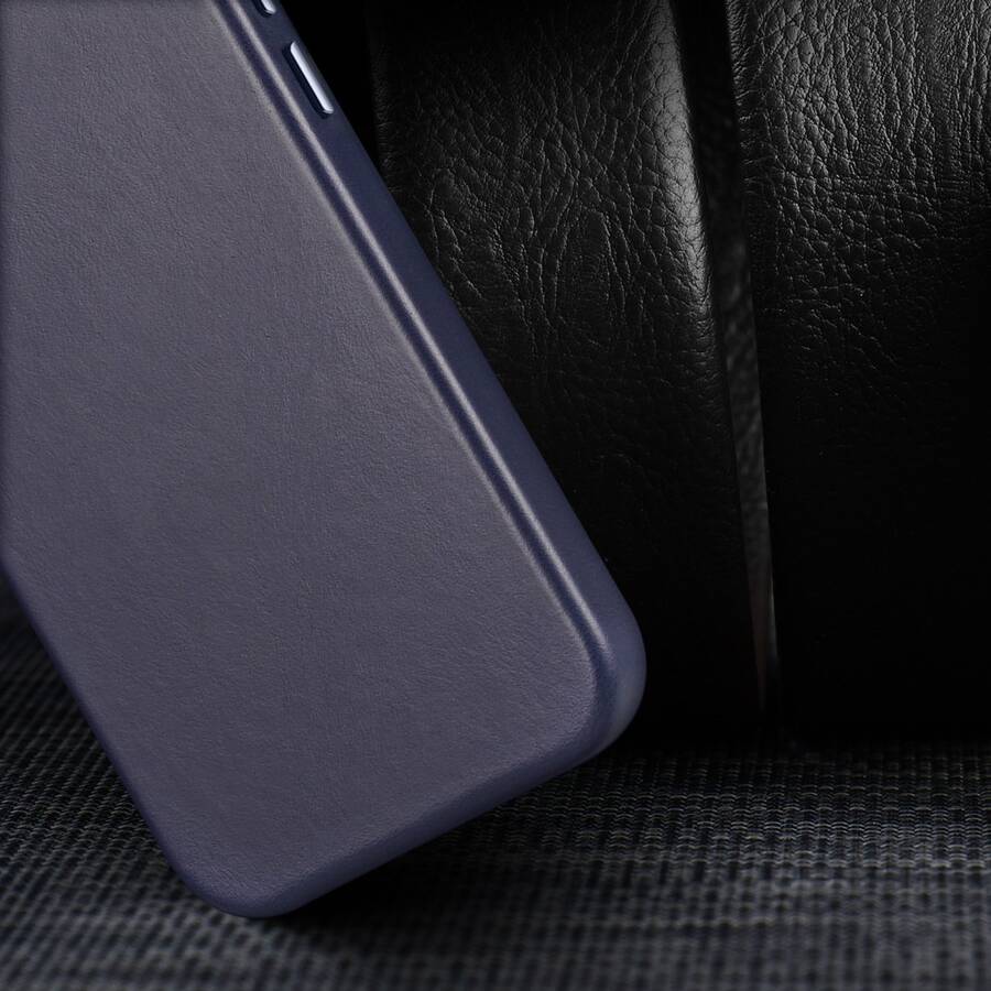 DUX DUCIS NAPLES CASE FOR IPHONE 14 PRO MAX MAGNETIC LEATHER CASE MAGSAFE BLUE