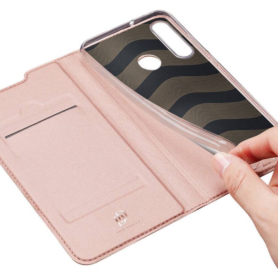 DUX DUCIS SKIN PRO BOOKCASE TYPE CASE FOR HUAWEI P40 LITE E PINK