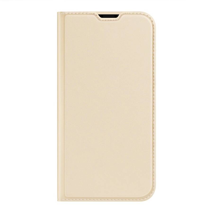 DUX DUCIS SKIN PRO BOOKCASE TYPE CASE FOR IPHONE 13 GOLDEN