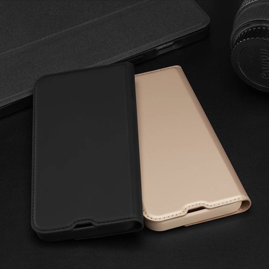 DUX DUCIS SKIN PRO BOOKCASE TYPE CASE FOR IPHONE 13 GOLDEN