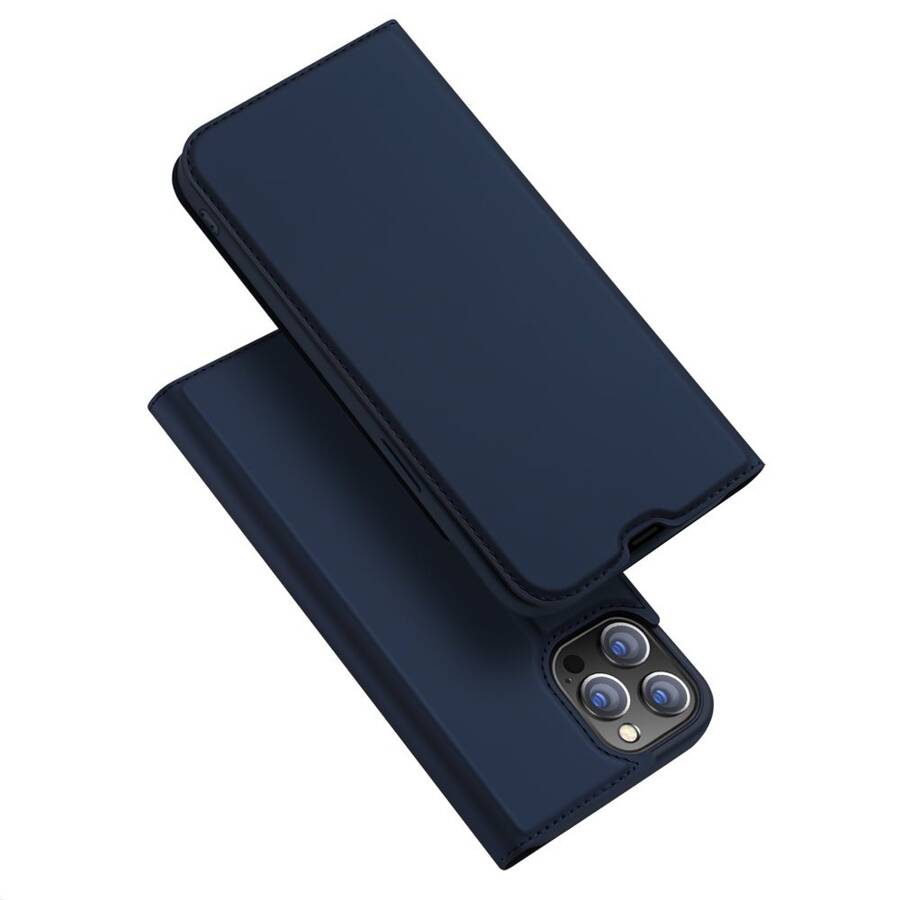 DUX DUCIS SKIN PRO BOOKCASE TYPE CASE FOR IPHONE 13 PRO BLUE