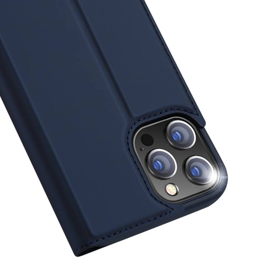 DUX DUCIS SKIN PRO BOOKCASE TYPE CASE FOR IPHONE 13 PRO BLUE