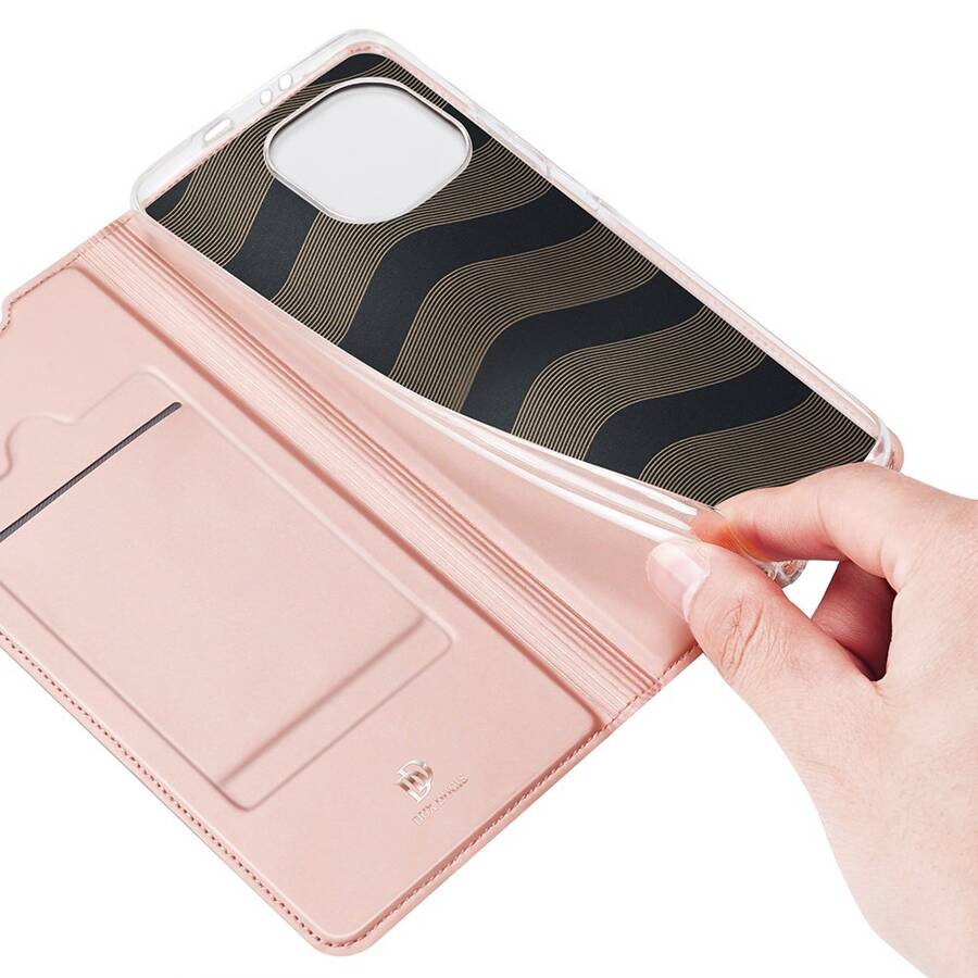 DUX DUCIS SKIN PRO BOOKCASE TYPE CASE FOR XIAOMI MI 11 PINK