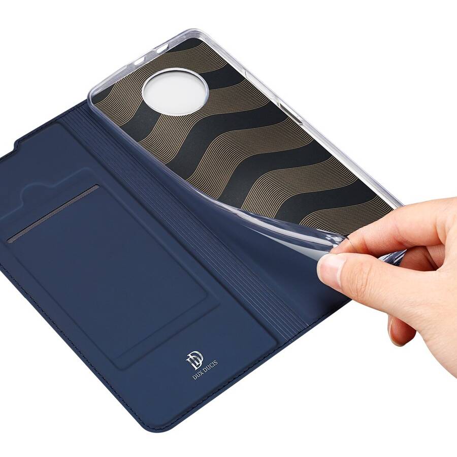 DUX DUCIS SKIN PRO BOOKCASE TYPE CASE FOR XIAOMI REDMI NOTE 9T 5G BLUE