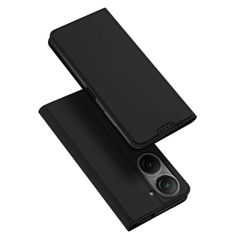 DUX DUCIS SKIN PRO CASE FOR ASUS ZENFONE 9 FLIP COVER CARD WALLET STAND BLACK