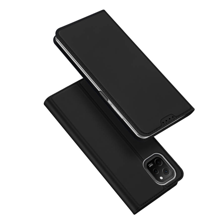 DUX DUCIS SKIN PRO CASE FOR HUAWEI NOVA Y61 FLIP COVER CARD WALLET STAND BLACK