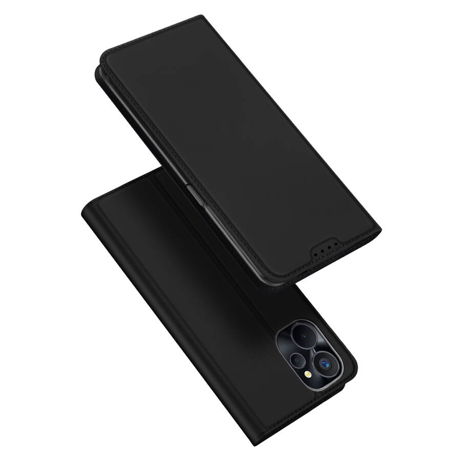 DUX DUCIS SKIN PRO CASE FOR REALME 10 5G / REALME 9I 5G COVER FLIP CARD WALLET STAND BLACK