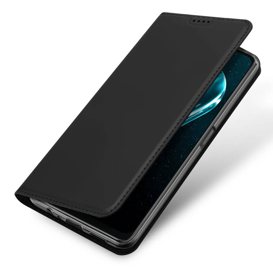 DUX DUCIS SKIN PRO CASE FOR REALME 10 5G / REALME 9I 5G COVER FLIP CARD WALLET STAND BLACK