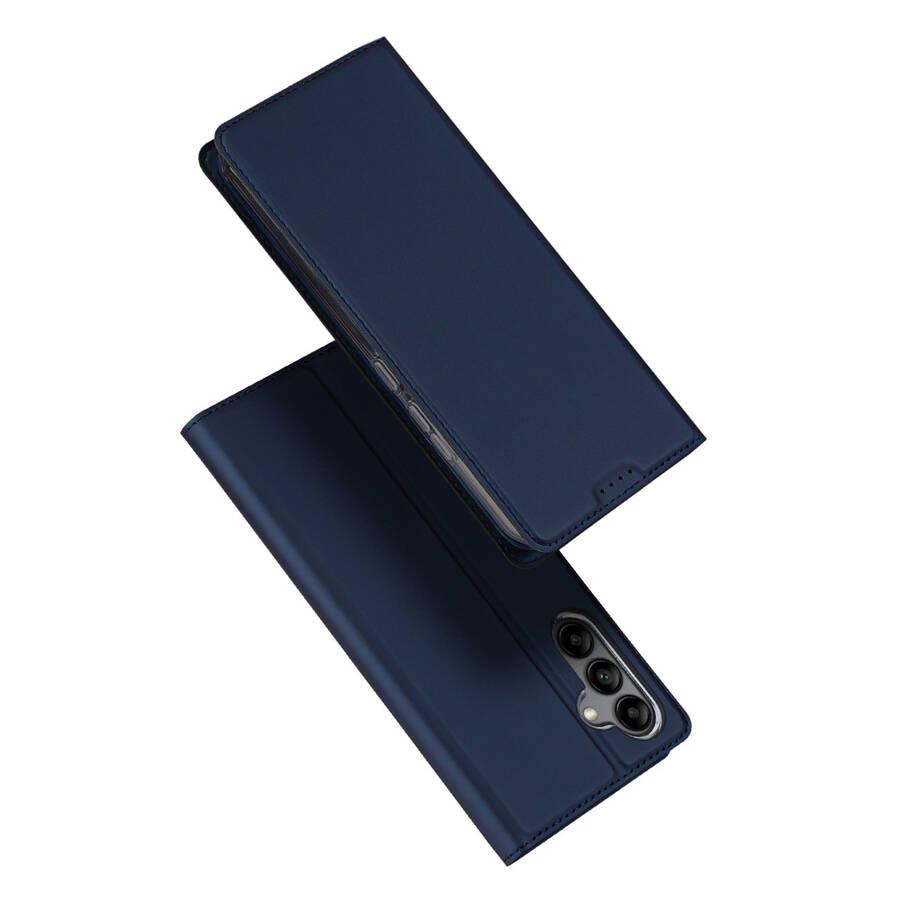 DUX DUCIS SKIN PRO CASE FOR SAMSUNG GALAXY A34 5G FLIP COVER CARD WALLET STAND BLUE