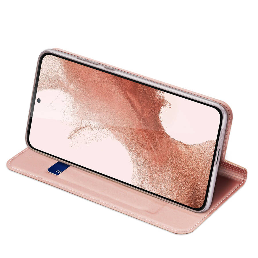 DUX DUCIS SKIN PRO CASE FOR SAMSUNG GALAXY S23 FLIP CARD WALLET STAND PINK