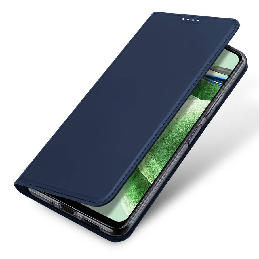 DUX DUCIS SKIN PRO CASE FOR XIAOMI REDMI NOTE 12 5G / POCO X5 5G FLIP COVER CARD WALLET STAND BLUE