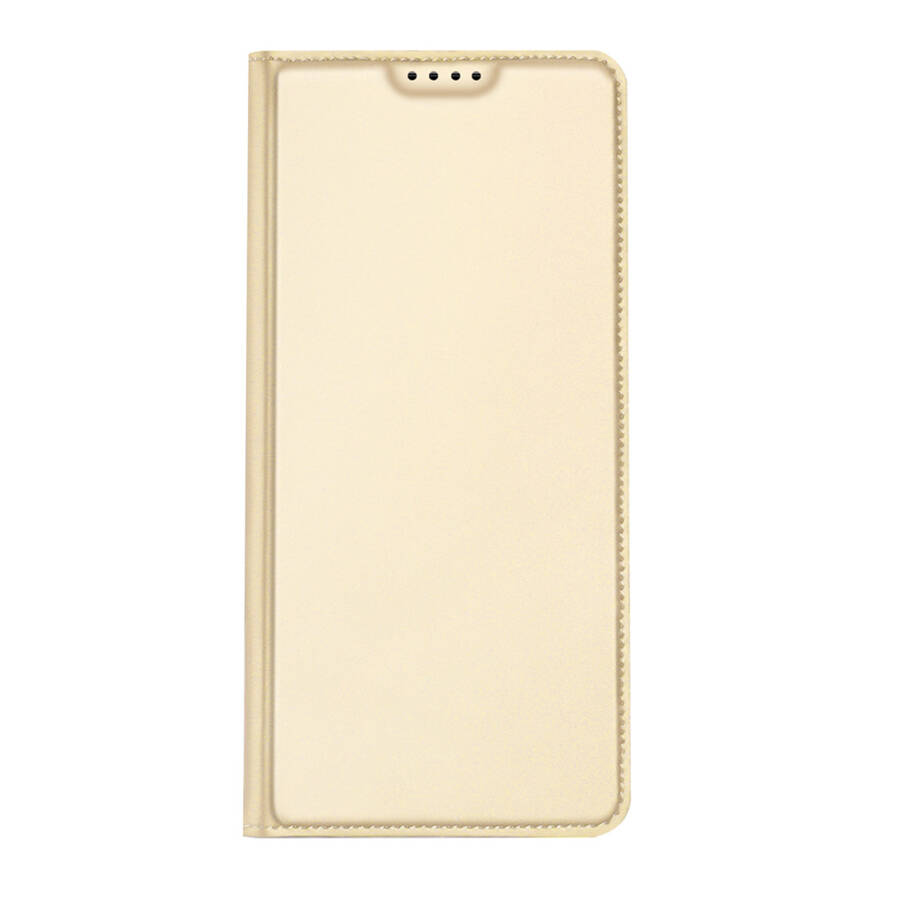 DUX DUCIS SKIN PRO CASE FOR XIAOMI REDMI NOTE 12 PRO+ FLIP CARD WALLET STAND GOLD