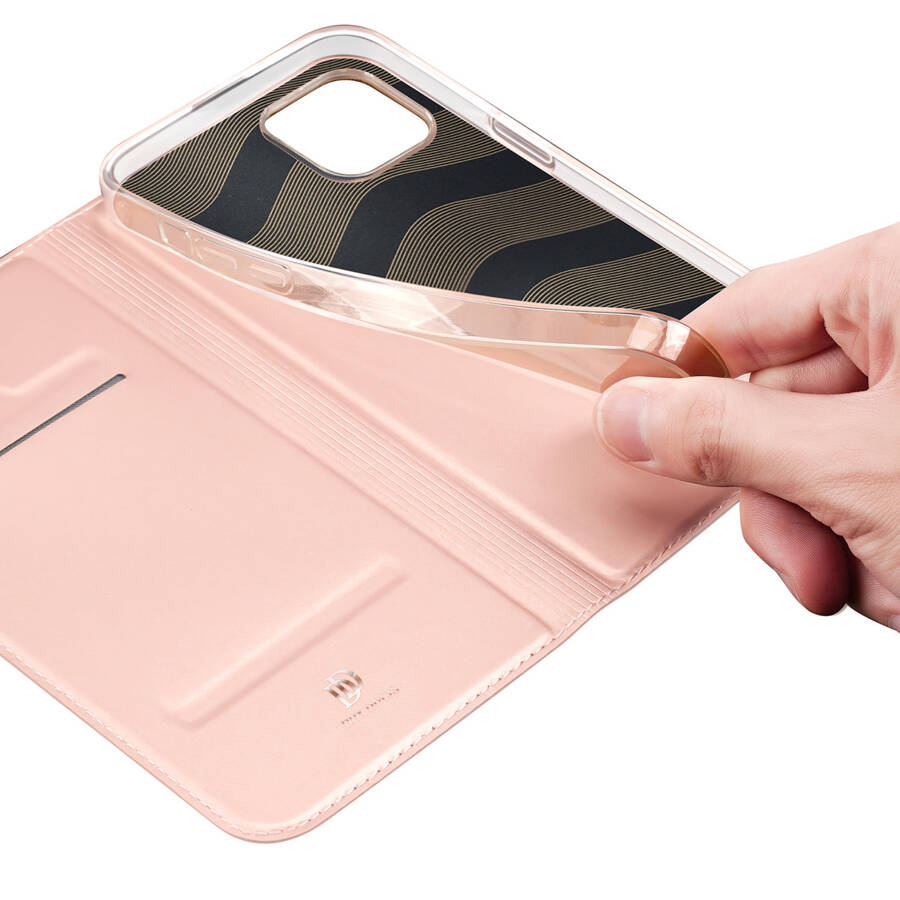 DUX DUCIS SKIN PRO HOLSTER COVER FLIP COVER FOR IPHONE 14 MAX PINK