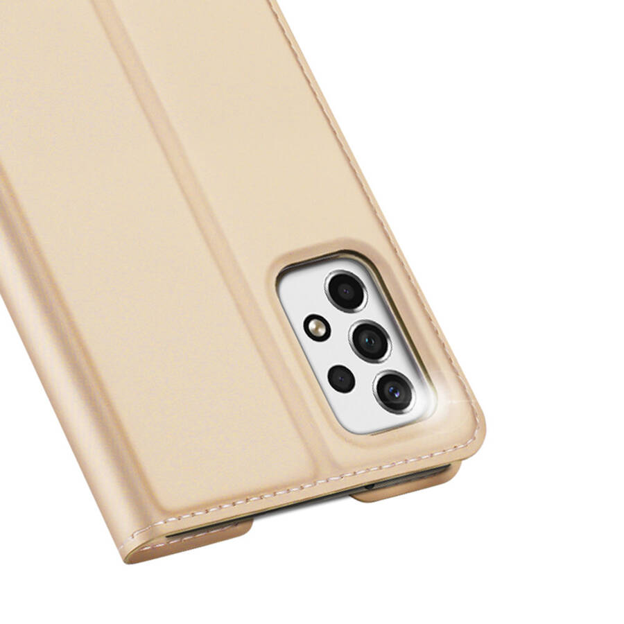 DUX DUCIS SKIN PRO HOLSTER COVER FLIP COVER FOR SAMSUNG GALAXY A53 5G GOLD