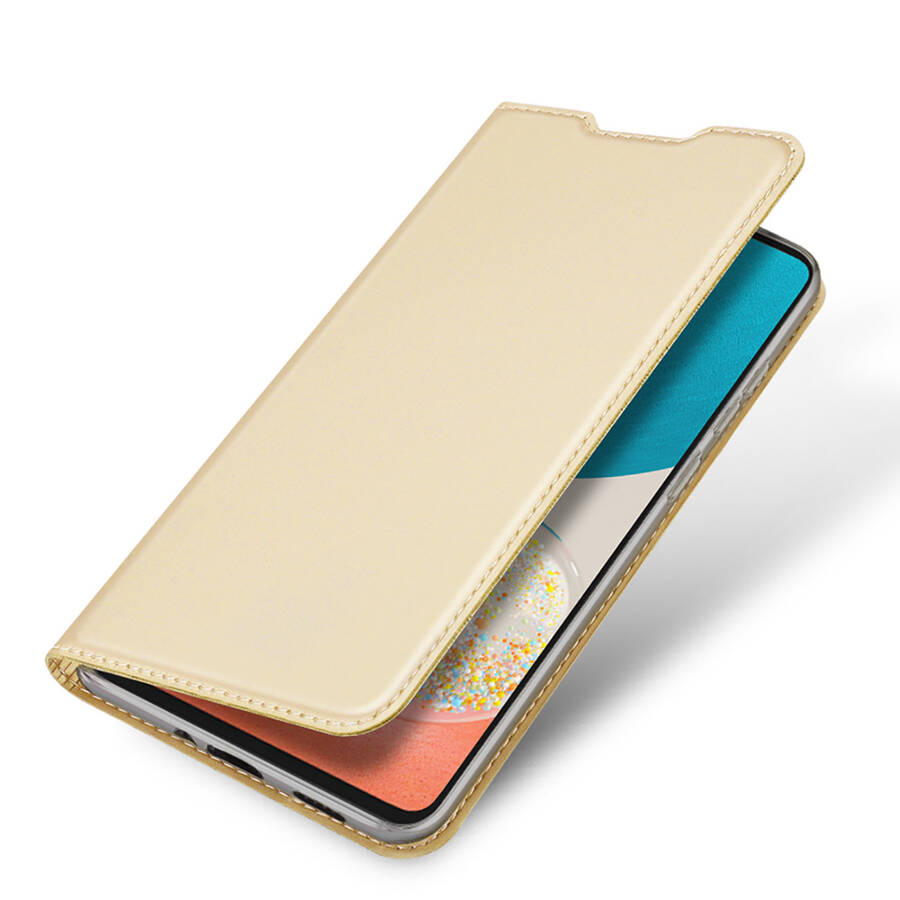 DUX DUCIS SKIN PRO HOLSTER COVER FLIP COVER FOR SAMSUNG GALAXY A73 GOLD