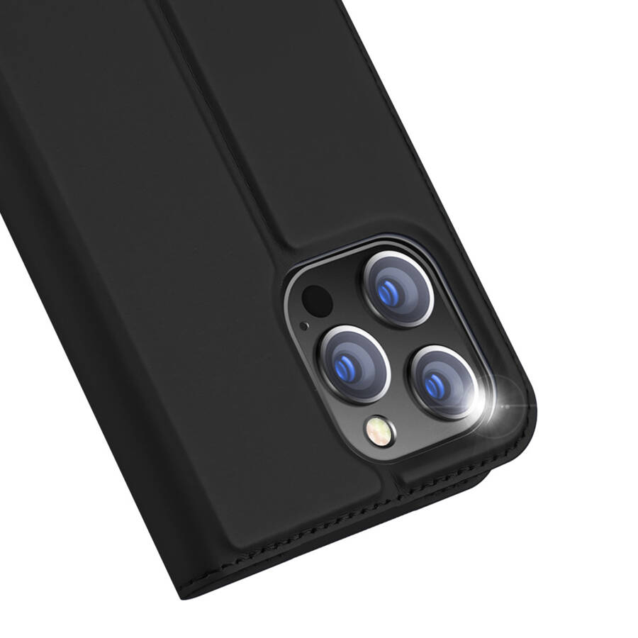 DUX DUCIS SKIN PRO WALLET CASE FOR IPHONE 15 PRO - BLACK