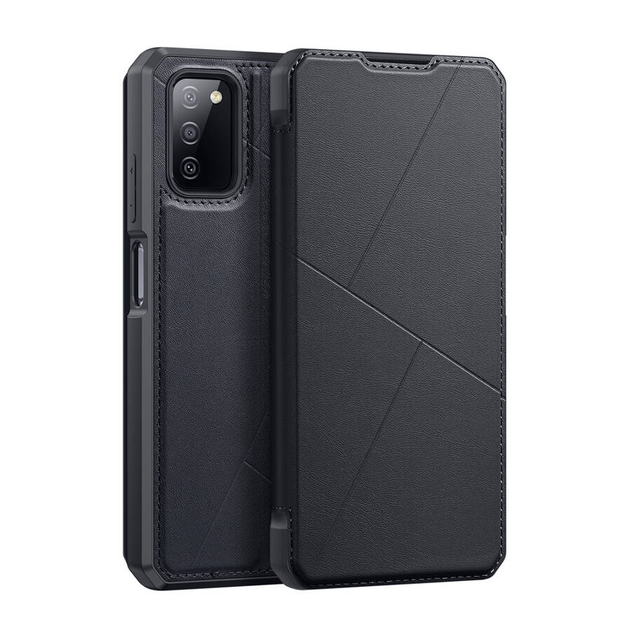 DUX DUCIS SKIN X BOOKCASE TYPE CASE FOR SAMSUNG GALAXY A03S BLACK