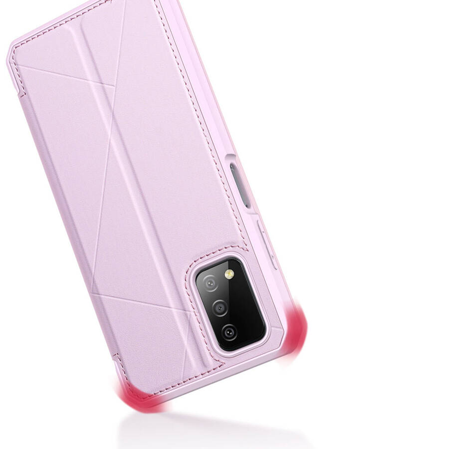 DUX DUCIS SKIN X BOOKCASE TYPE CASE FOR SAMSUNG GALAXY A03S PINK