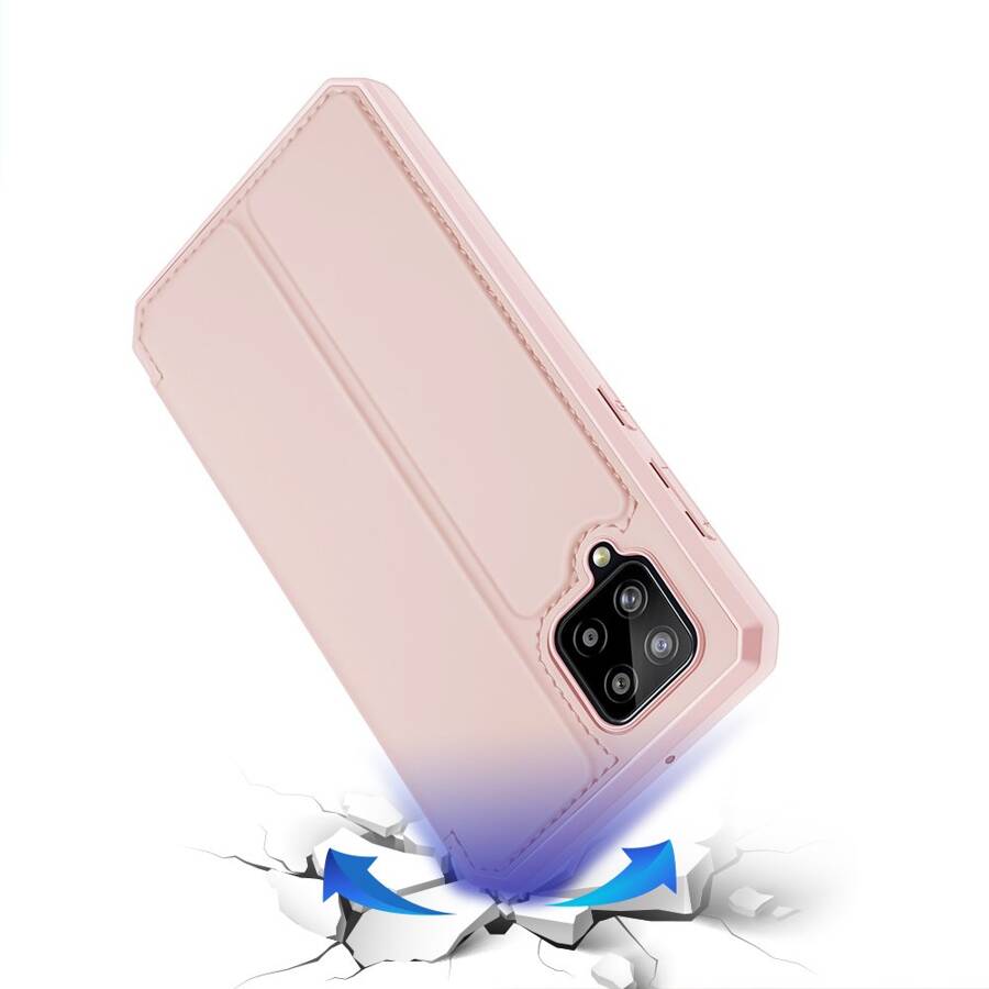 DUX DUCIS SKIN X BOOKCASE TYPE CASE FOR SAMSUNG GALAXY A42 5G PINK