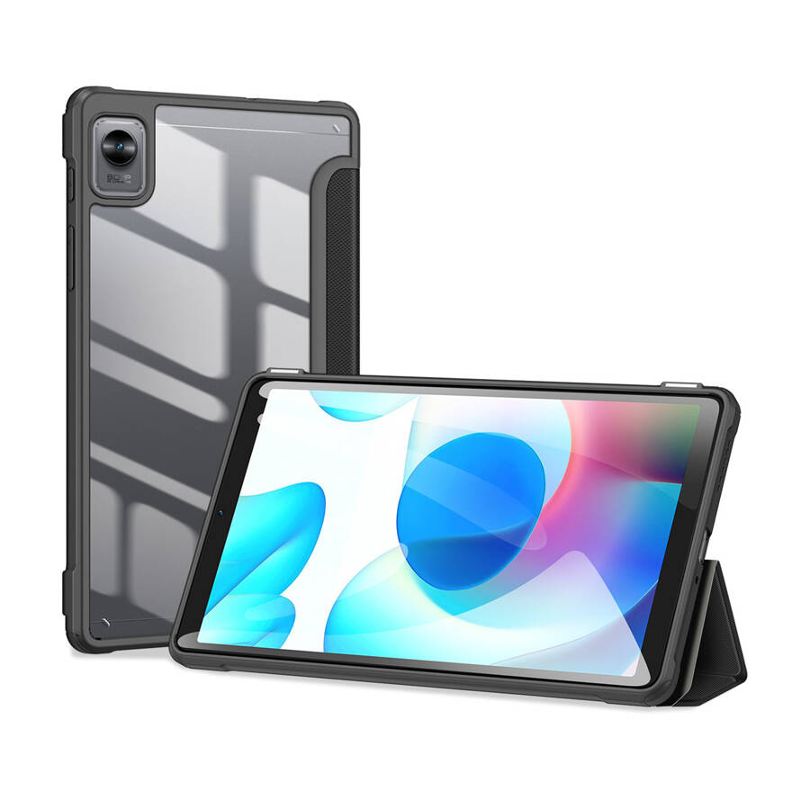 DUX DUCIS TOBY ARMORED FLIP SMART CASE FOR REALME PAD MINI WITH STYLUS HOLDER BLACK