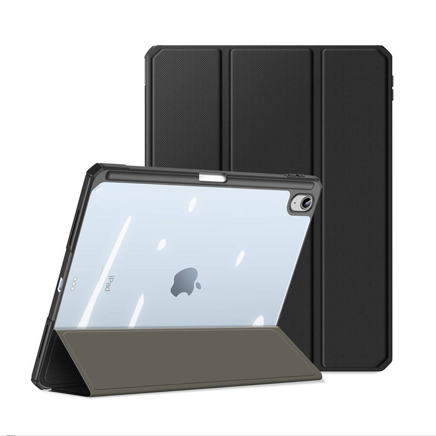 DUX DUCIS TOBY CASE FOR IPAD 10.9&#39;&#39; 2022 (10 GEN.) COVER WITH SPACE FOR APPLE PENCIL STYLUS SMART COVER STAND BLACK