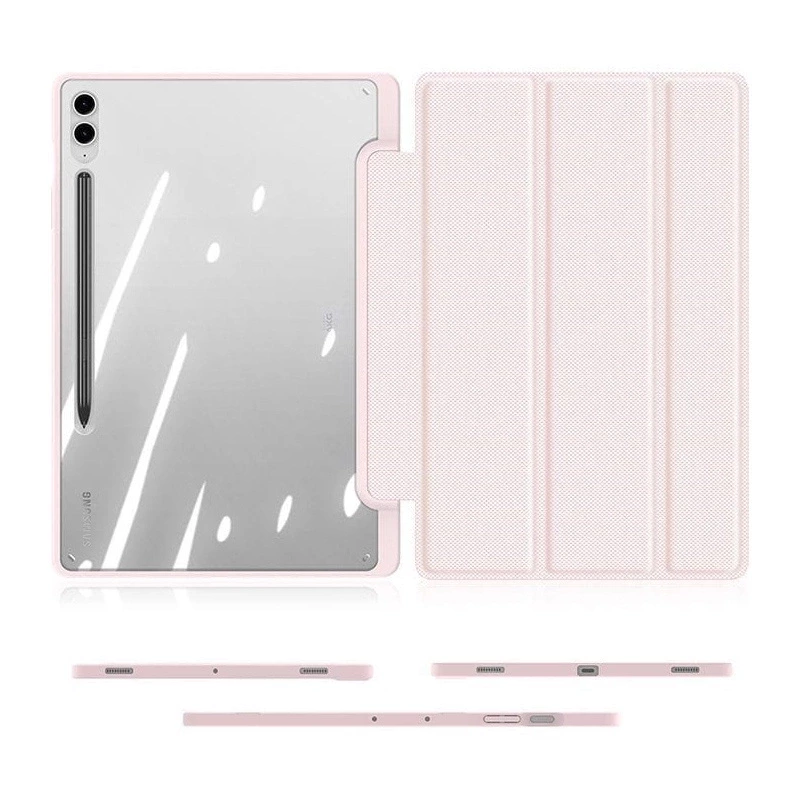 DUX DUCIS TOBY CASE WITH FLIP STAND FOR SAMSUNG GALAXY TAB S9 FE - PINK