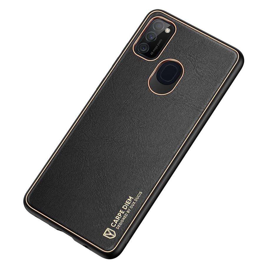 DUX DUCIS YOLO ELEGANT CASE MADE OF SOFT TPU AND PU LEATHER FOR SAMSUNG GALAXY M30S BLACK