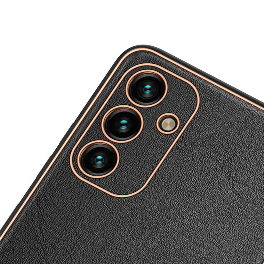 DUX DUCIS YOLO ELEGANT COVER MADE OF ECOLOGICAL LEATHER FOR SAMSUNG GALAXY A13 5G BLACK